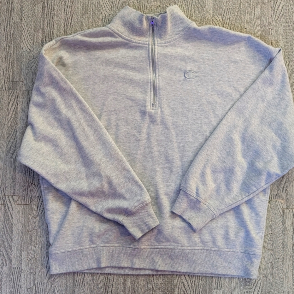 Champion half zip sweater